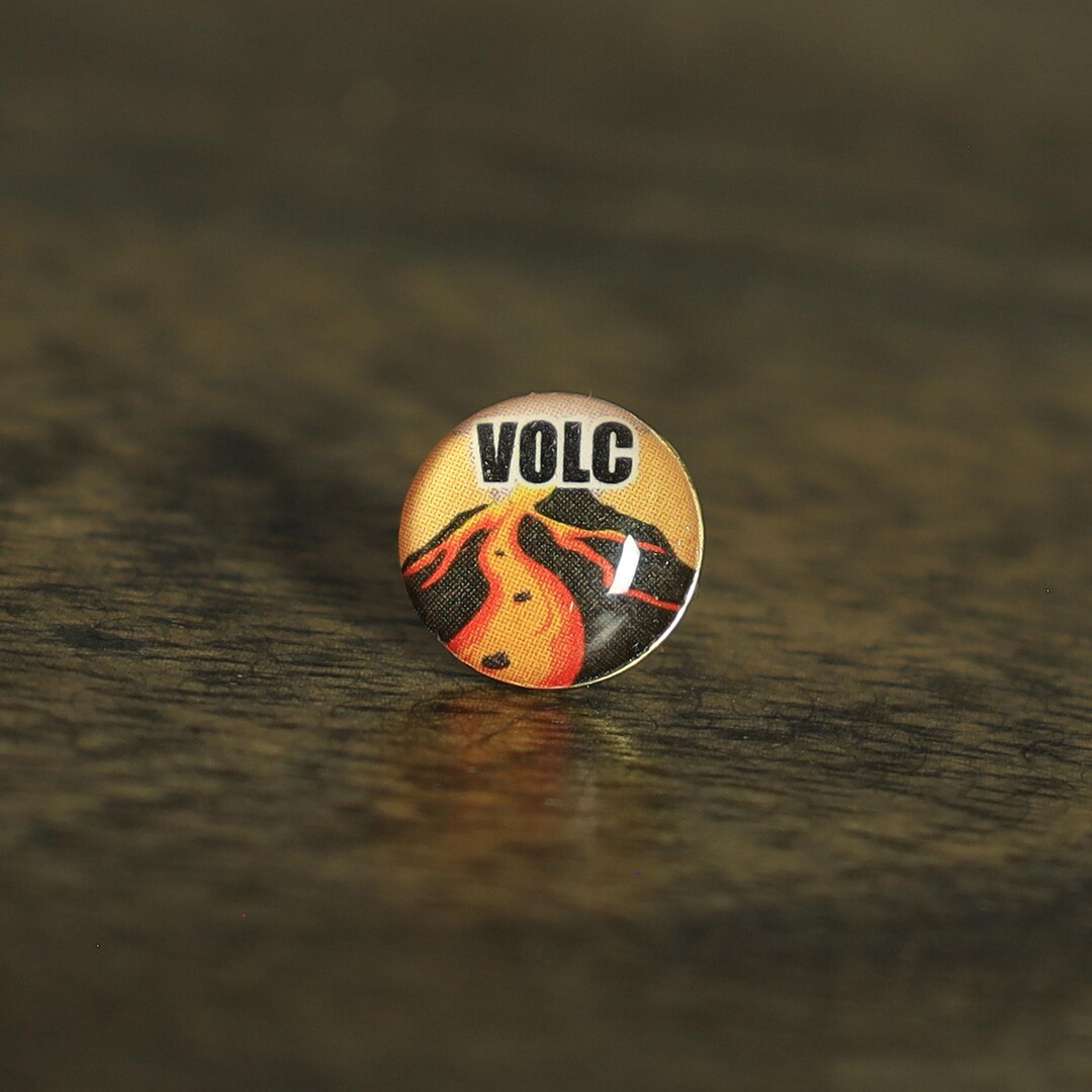 Volcano Pin Hawaiʻi Volcanoes National Park Map Pin | Volcano Push Pin | Hawaii ...