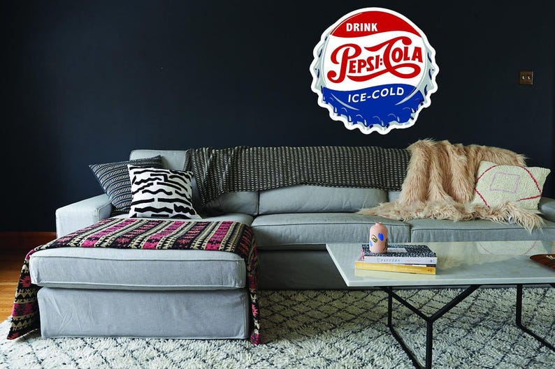 Pepsi Bottle Cap Retro Main Logo Vinyl Decal / Sticker 10 Sizes!! Free ...