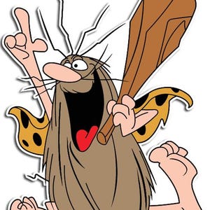 Captain Caveman Main Vinyl Decal / Sticker 10 sizes!! Free Shipping