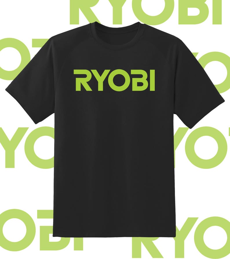 Ryobi Tools TEXT Logo Shirt Youth Sizes -adult 6XL Tracking!! - Etsy