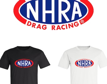 NHRA Drag Racing Main Logo shirt Youth sizes -Adult 6XL Tracking!!