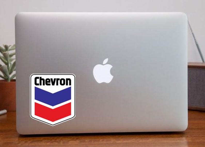 Chevron Gas Oil Main Vintage Logo Sticker / Vinyl Decal 10 Sizes!! Free ...