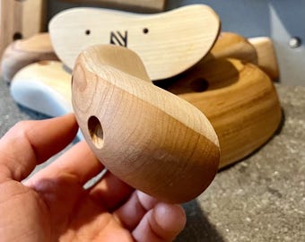 Wooden Slopy Jug • Hardwood Climbing Hold