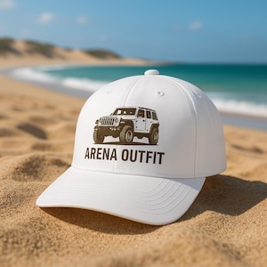 Off-Road Jeep Trucker Hat | 4x4 Lifted Jeep Cap | Adventure Style | Arena Outfit Exclusive