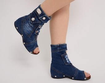 Killing DIESEL 90s Vintage Y2K Low Denim Sneakers 00s Opium