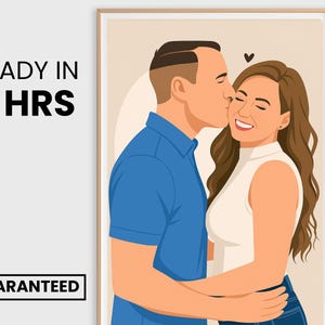 couple portrait, gift for couple, faceless portrait, engagement drawing, boyfriend portrait, family portrait, custom gift, Faceless Gift