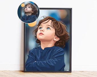 Faceless Portrait, Custom Portrait, Personalised Photo, Photo Illustration, Personalised Portrait, Personalized Gifts, Family Portrait