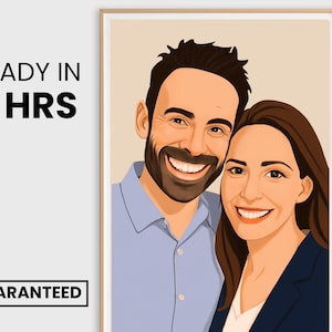 couple portrait, gift for couple, faceless portrait, engagement drawing, boyfriend portrait, family portrait, custom gift, Faceless Gift