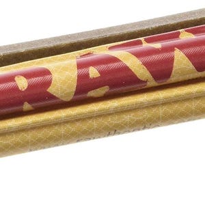 RAW 79 mm Drehmaschine Natürlicher umweltfreundlicher Zigaretten Roller für 11/4 Blättchen