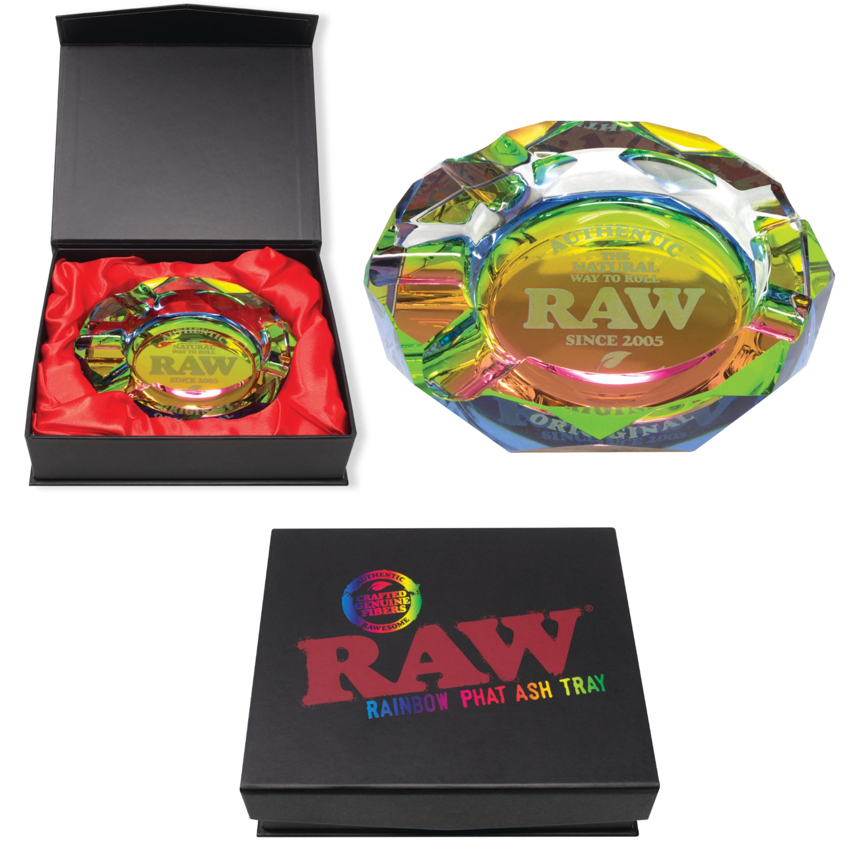 RAW Rainbow Phat Glass Ashtray – Limited Edition Brand New 2025 - Etsy
