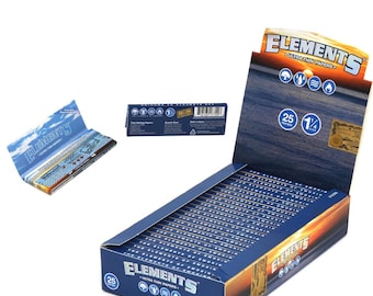 Elements Ultra Thin Rolling Papers 1 1/4 25ct Sealed