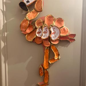 Oyster Shell Flamingo