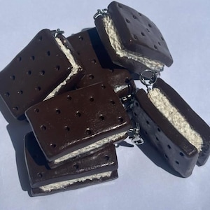 Ice cream sandwich key chain/ magnet accessories