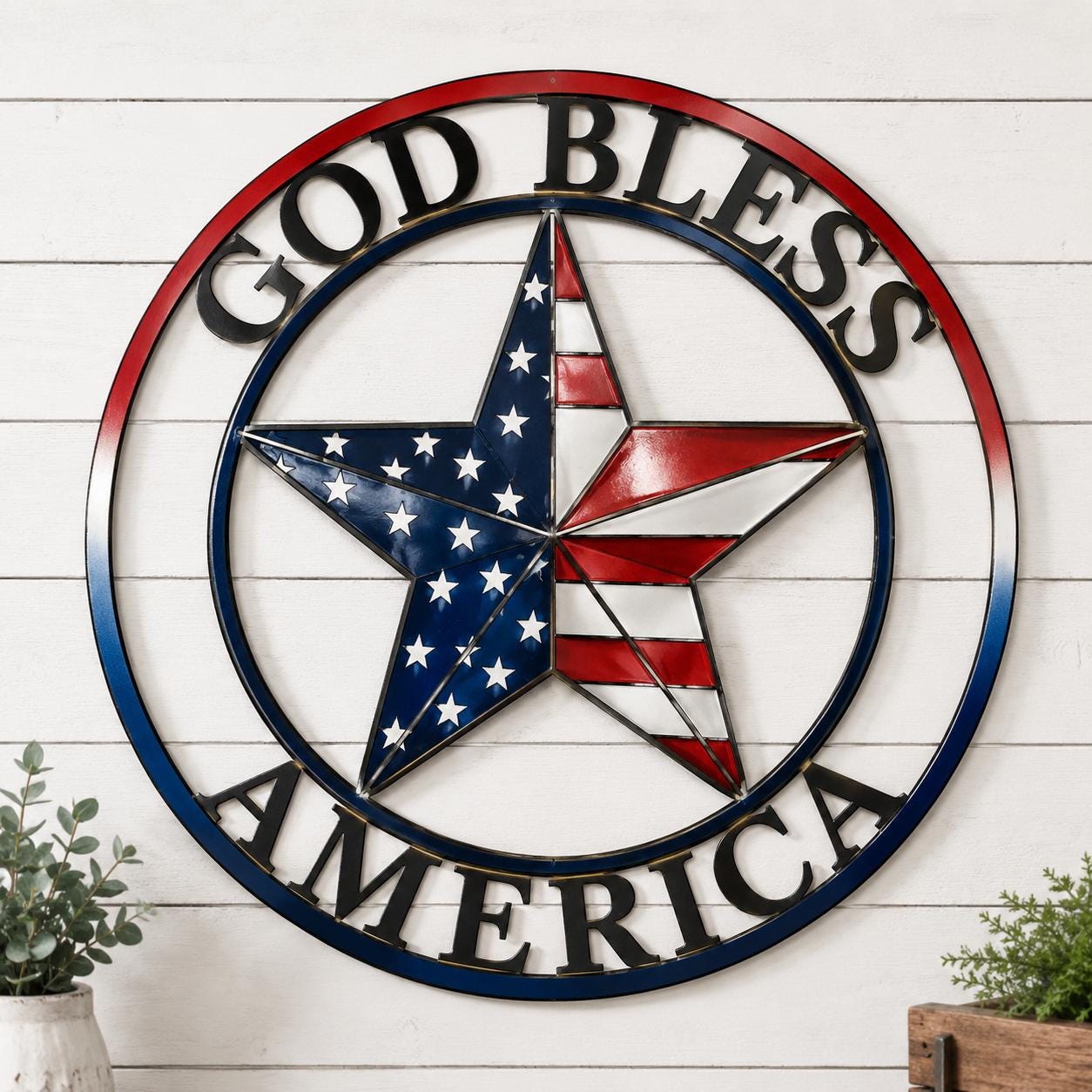 God Bless America Sign - Etsy