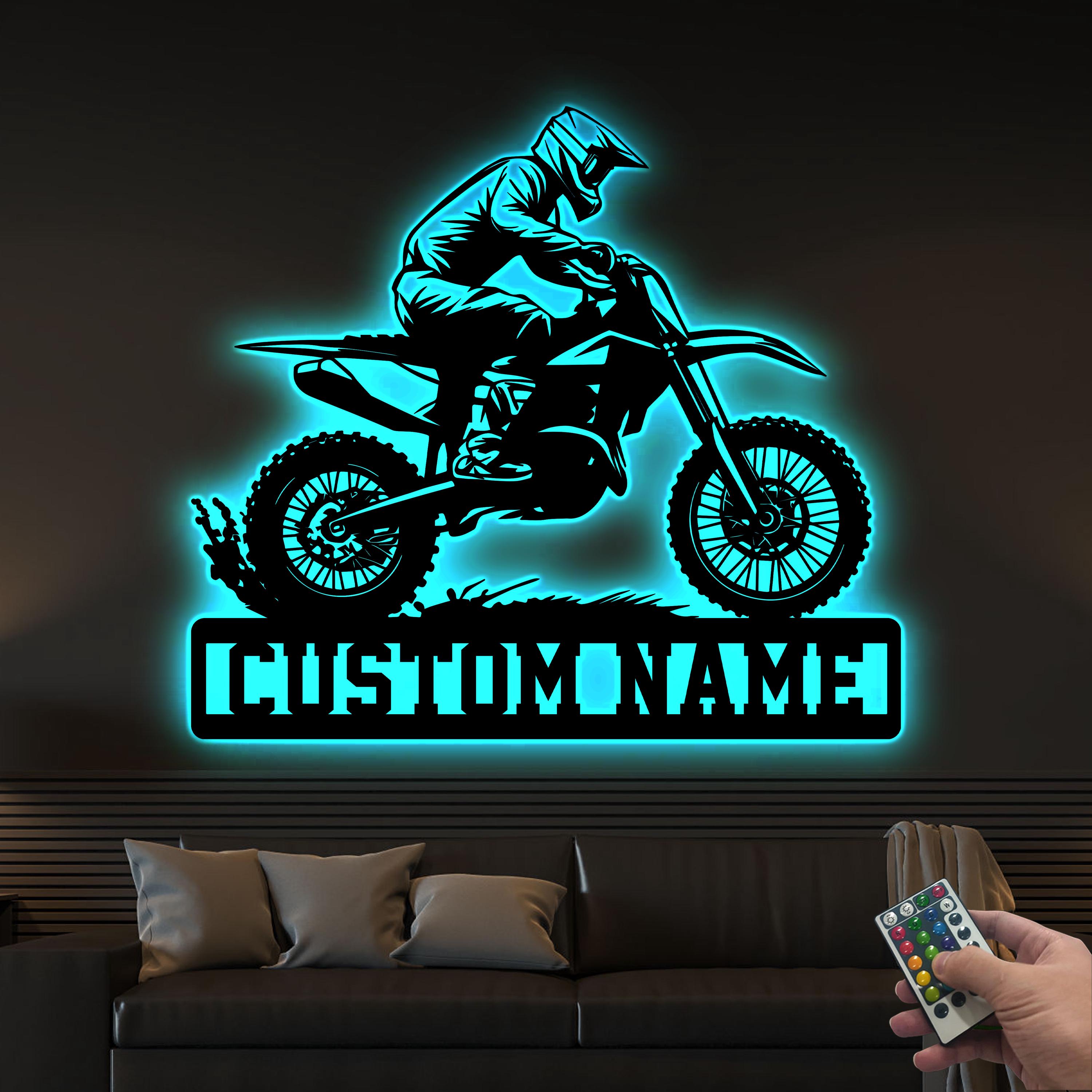 Neon Sign Motorcycle - Etsy