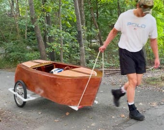 ボートドーリーの設計図：軽量ポータブルトレーラー（PDFダウンロード）DIY PVC