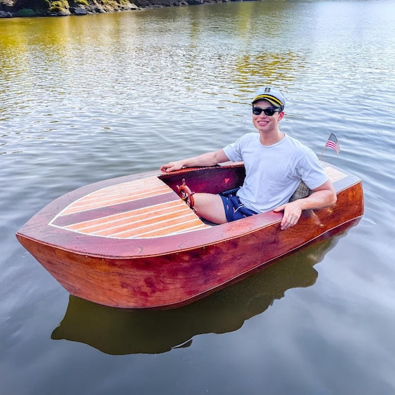 Boat Plans: Flat Bottom Plywood Design (PDF Download) DIY Mini Electric