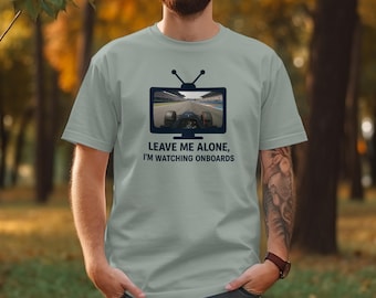 T-shirt de course Leave Me Alone, cadeau pour fan de sport automobile