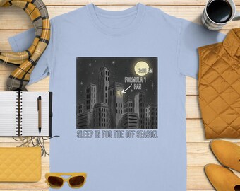 T-shirt de fan de Formule 1 : coureur de nuit, passionné de sport automobile