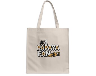 Sac fourre-tout papaye pour voitures de course : cadeau amusant pour les amateurs de voitures