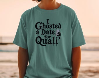 T-shirt de course amusant, Ghosted a date for Quali, cadeau de sport automobile
