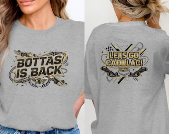 Camiseta "Bottas Is Back", camiseta de Fórmula 1, ropa de automovilismo