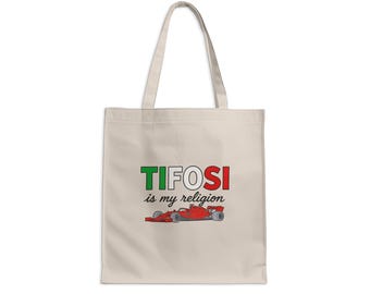Sac fourre-tout de course de Formule 1 : cadeau de fan Tifosi, design de voiture de course rouge