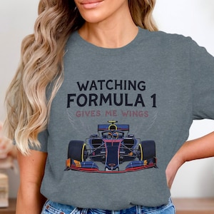Watching Formula 1 T Shirt, Racing Car Tee, Motorsport Fan Gift, F1 Enthusiast Apparel, Racing Enthusiast T Shirt, Unique Racing Tee