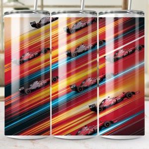 Racing Car tumbler wrap, 20oz skinny tumbler PNG, Formula 1 sublimation designs, car tumbler wrap, Digital download, car enthusiast