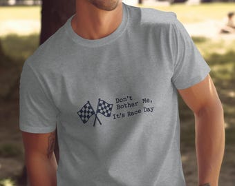 Race Day Graphic Tee: Checkered Flag Motorsport/ Formula 1 T-Shirt