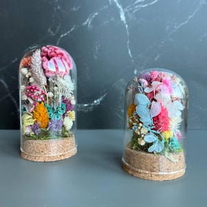 Dried Flower Glass Dome