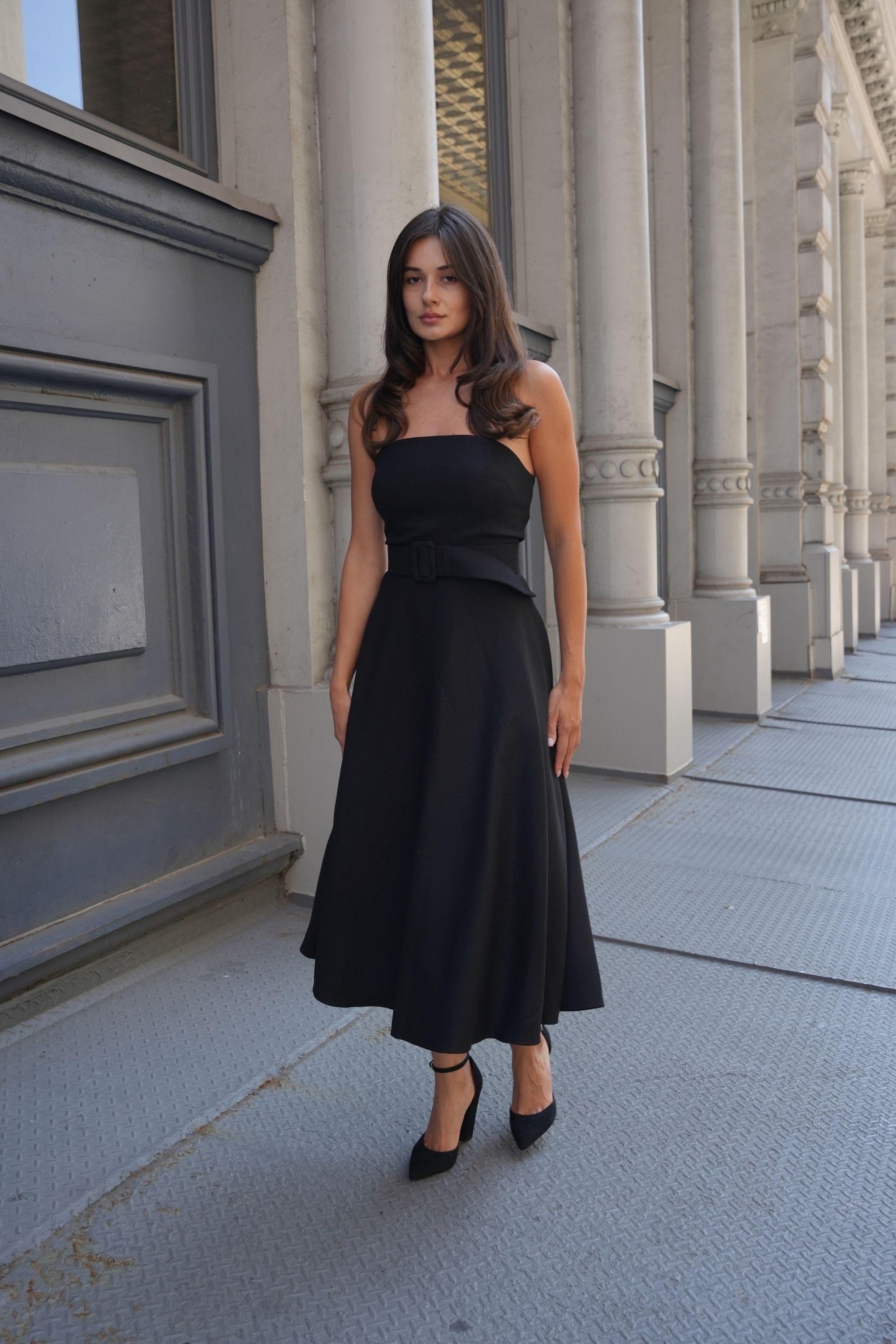Black Tie Optional Wedding Guest Dress