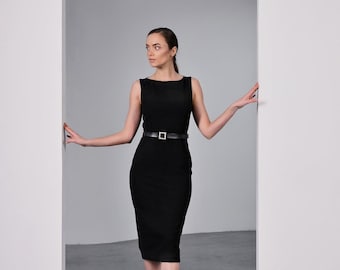 knee length dresses for ladies Fifteen Twenty Tasha Turtleneck Midi Dress - Brick