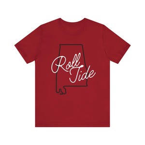 State of Alabama Shirt | Roll Tide Alabama Football T-Shirt