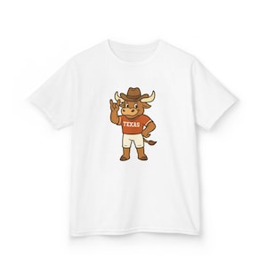 Texas Football Kids Tee (XS-XL) | Fun Longhorn T-Shirt | Texas Pride Shirt | Youth Sports Apparel