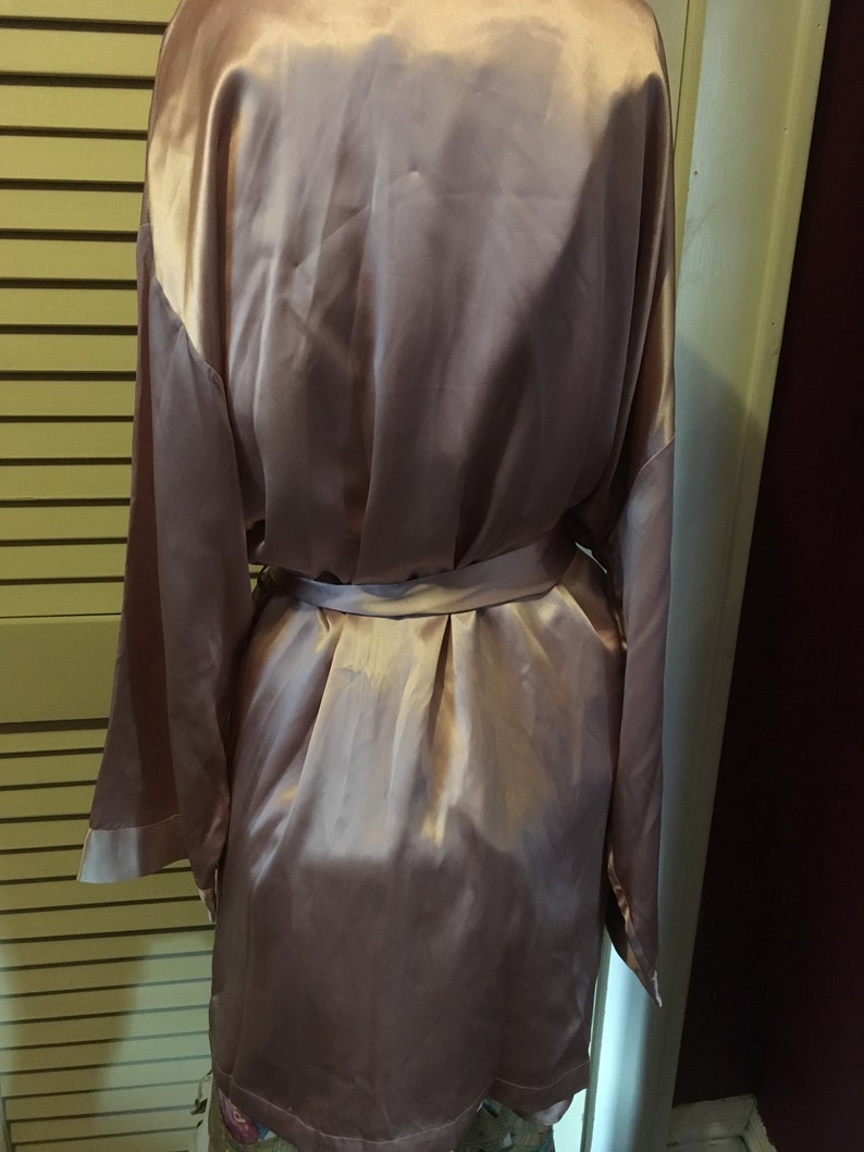 Champagne Pink Silk Marilyn Monroe by Warners Negligee /& Robe