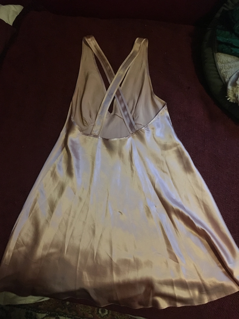 Champagne Pink Silk Marilyn Monroe by Warners Negligee /& Robe