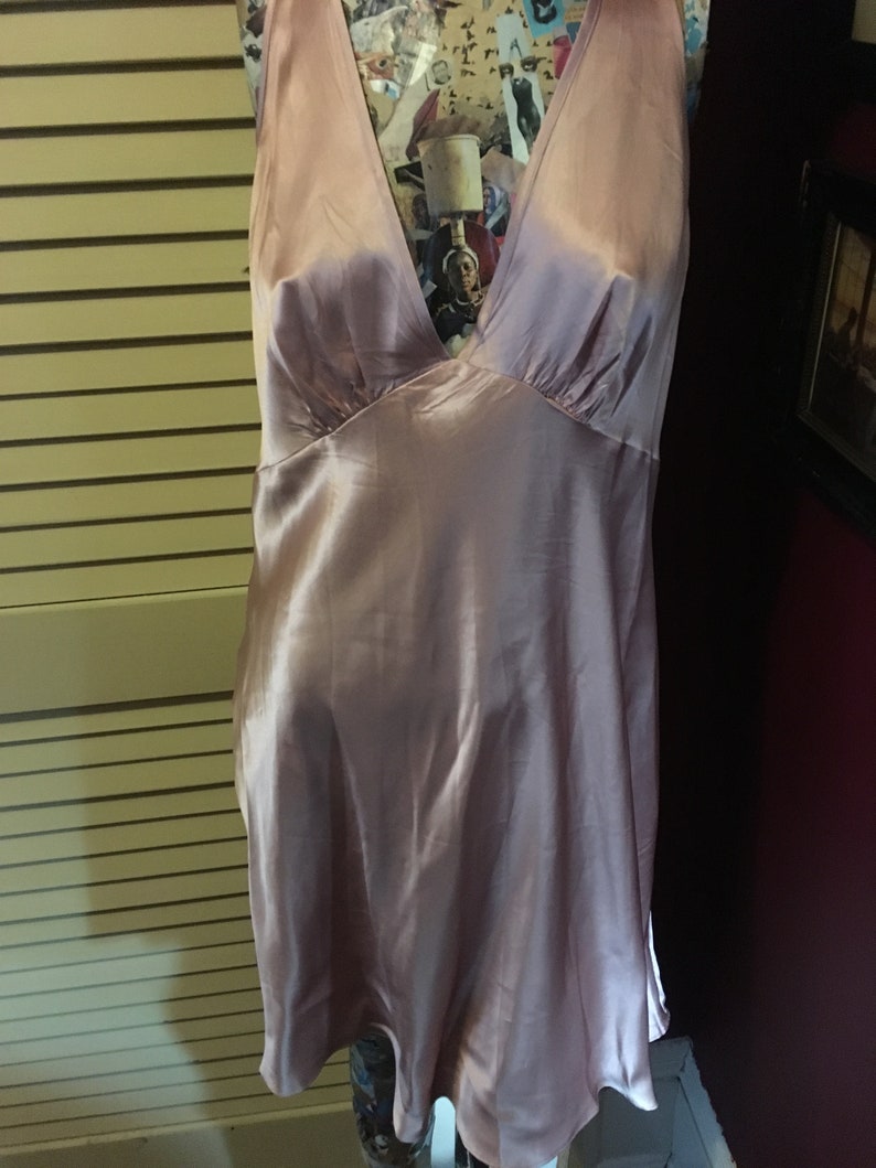 Champagne Pink Silk Marilyn Monroe by Warners Negligee /& Robe