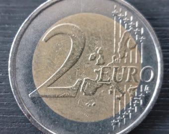 希少なエラー、2002年のドイツ2ユーロ硬貨、ミントマーク - Etsy 日本