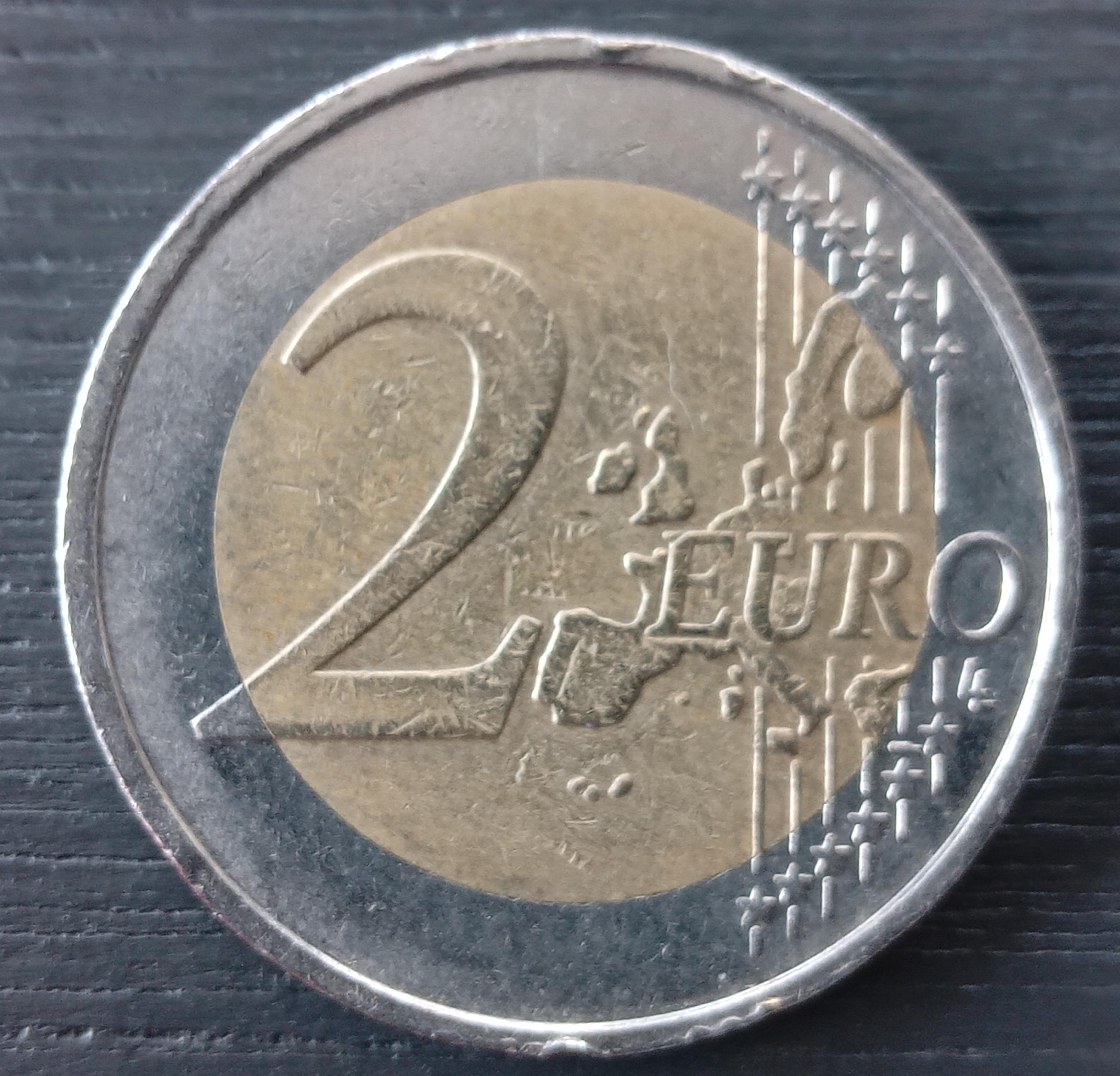 希少なドイツ2002年D 2ユーロ硬貨 - Etsy 日本