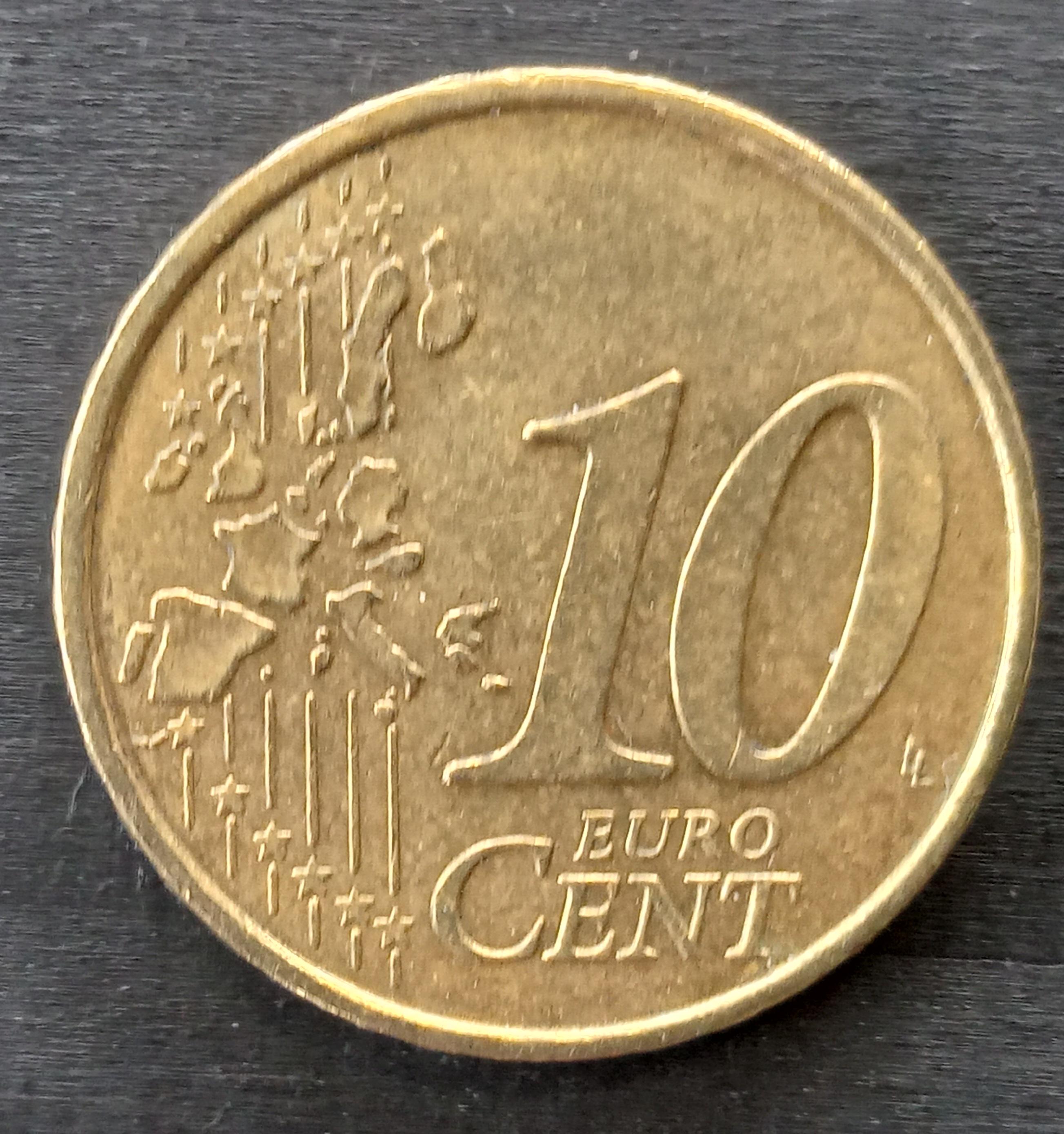 希少なフランスの2001年10セント硬貨 - Etsy 日本