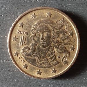 珍しいイタリア 10セント 2枚セット Italian 10 cent coin - Etsy 日本