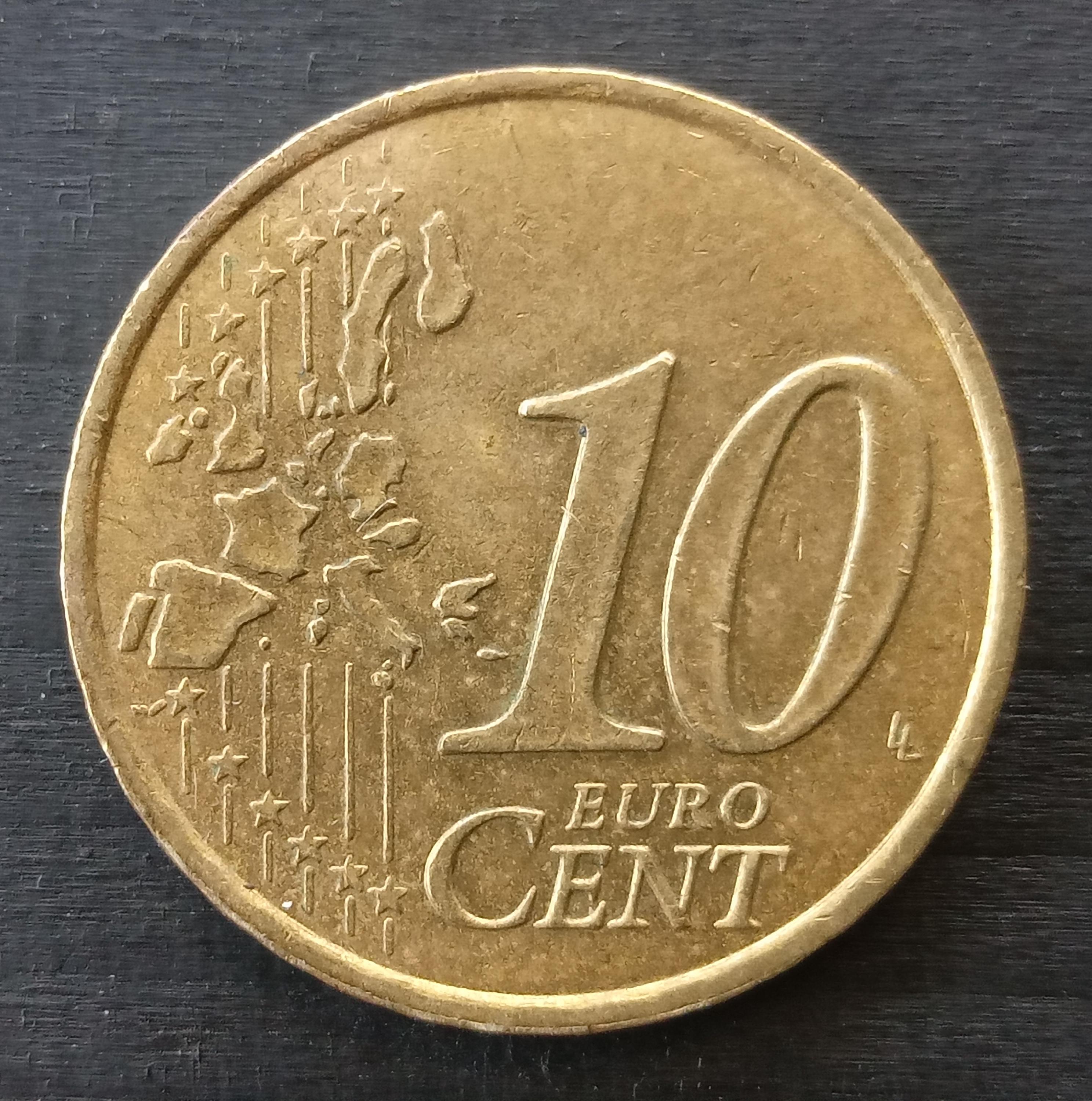 フランス 10セント 硬貨 非常に珍しいフランスの2000年10セント硬貨 - Etsy 日本