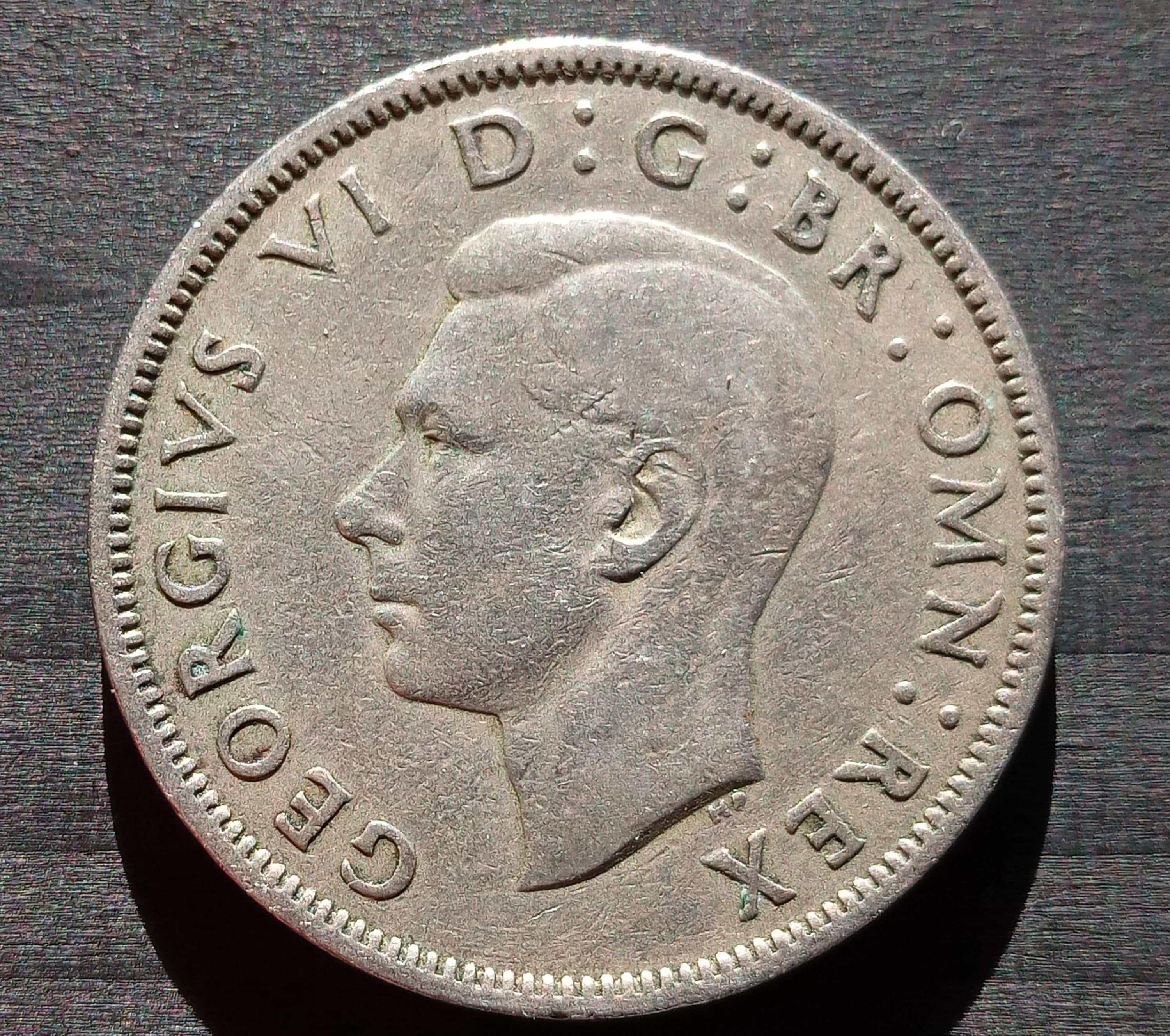 希少なイギリス1948年2シリング硬貨 - Etsy 日本