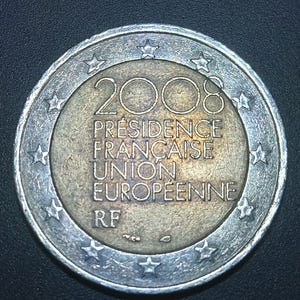 Rare French 2008 Commemorative 2 euro coin