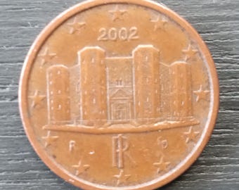 2002 年イタリア 50 セント ユーロ。 - Etsy 日本
