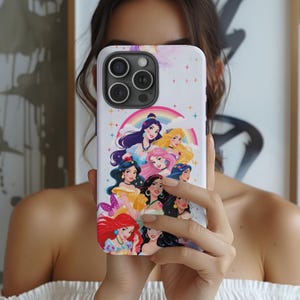 Disney Princesses, UNIQUE Disney Phone Case, Disney Tough Case, Disney Phone Case for iPhone Samsung Google Pixel