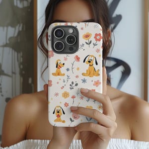 Pluto, UNIQUE Disney Phone Case, Disney Tough Case, Disney Phone Case for iPhone Samsung Google Pixel