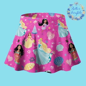Disney Princess,Disney Skirt with Shorts, Pickleball Skirt, Tennis Skirt, Running Skirt, Skort, Disney Apparel, Disney Outfit
