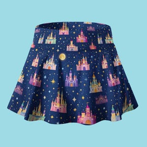 Magical Kingdom, Disney Skirt with Shorts, Pickleball Skirt, Tennis Skirt, Running Skirt, Skort, Disney Apparel, Disney Outfit